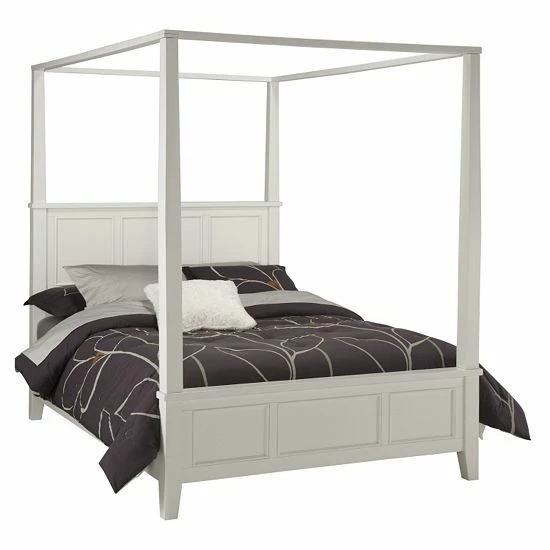 Top 10 ???? Homestyles Naples 3-pc. Queen Headboard, Footboard And Frame Canopy Bed Set ???? - Image 2