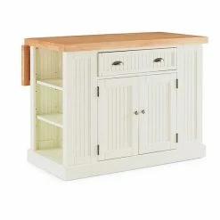 Promo ❤️ Homestyles Nantucket Kitchen Island Off White ????