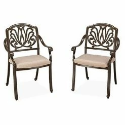 Cheap ???? Homestyles Patio Chair 2-piece Set White ❤️