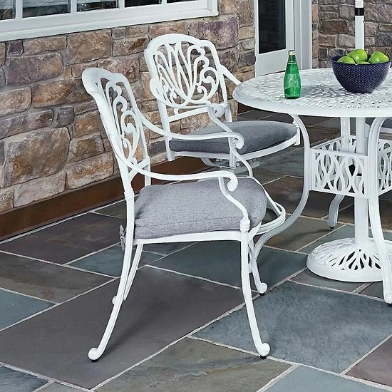 Cheap ???? Homestyles Patio Chair 2-piece Set White ❤️ - Image 2
