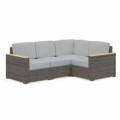Flash Sale ❤️ Homestyles Boca Raton Patio 4-Seat Sectional ✨