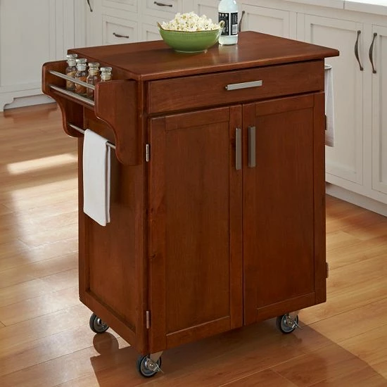 Best reviews of ❤️ Homestyles Oak-Top Kitchen Cart Natural ???? - Image 3