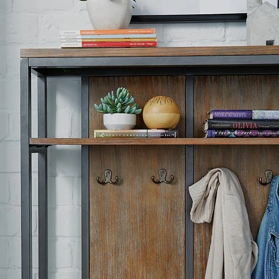 Hot Sale ???? Homestyles Barnside Metal Hall Tree ???? - Image 4