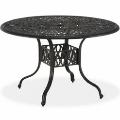 Best deal ✔️ Homestyles Cast Aluminum Patio Dining Table White ⭐