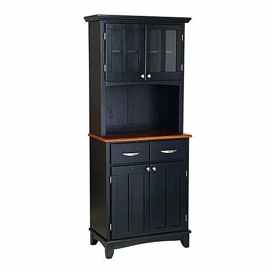 Outlet ???? Homestyles Small 2-Door Hutch Buffet Black ⌛