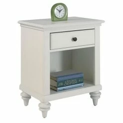 Best Sale ???? Homestyles Bermuda White Nightstand ????