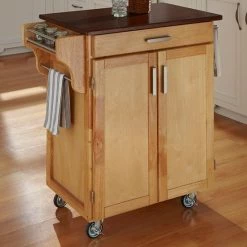 Best Pirce ???? Homestyles Cherry-Top Kitchen Cart ????