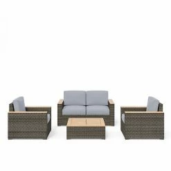 Best reviews of ⭐ Homestyles Boca Raton Outdoor Loveseat, Chairs & Coffee Table 4-Piece Set ????