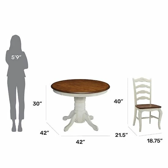 Best deal ???? Homestyles French Countryside 5-Piece Dining Set ???? - Image 9