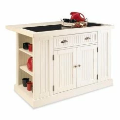 Discount ???? Homestyles Nantucket Kitchen Island Black ????
