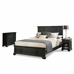 Best reviews of ???? Homestyles Bedford Queen Bed, ???? Dresser & Nightstands 4-piece Set ❤️
