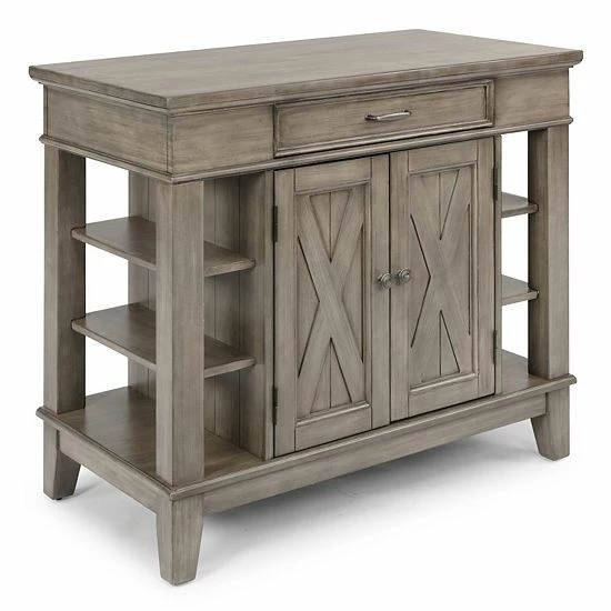 Budget ???? Homestyles Mountain Lodge Wood-Top Kitchen Island ????