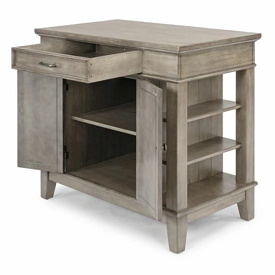 Budget ???? Homestyles Mountain Lodge Wood-Top Kitchen Island ???? - Image 2