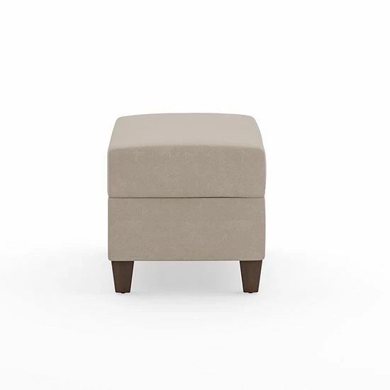 Discount ⌛ Homestyles Dylan Upholstered Ottoman Steel ???? - Image 2