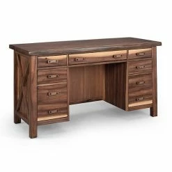 New ???? Homestyles Forest Retreat Pedestal Desk ⌛