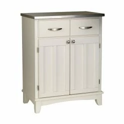 Discount ???? Homestyles Small Buffet - Stainless Steel Top Black ????