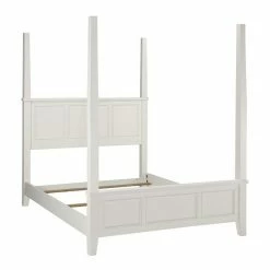 Deals ???? Homestyles Naples 3-pc. Queen Headboard, Footboard And Frame Poster Bed Set ????